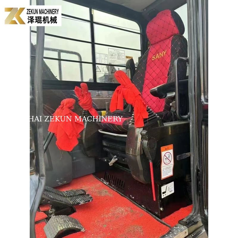 60.7KW Sany SY95 발굴기 9톤 중고 발굴기 쿠보타 V3800DI-T-E3B 엔진