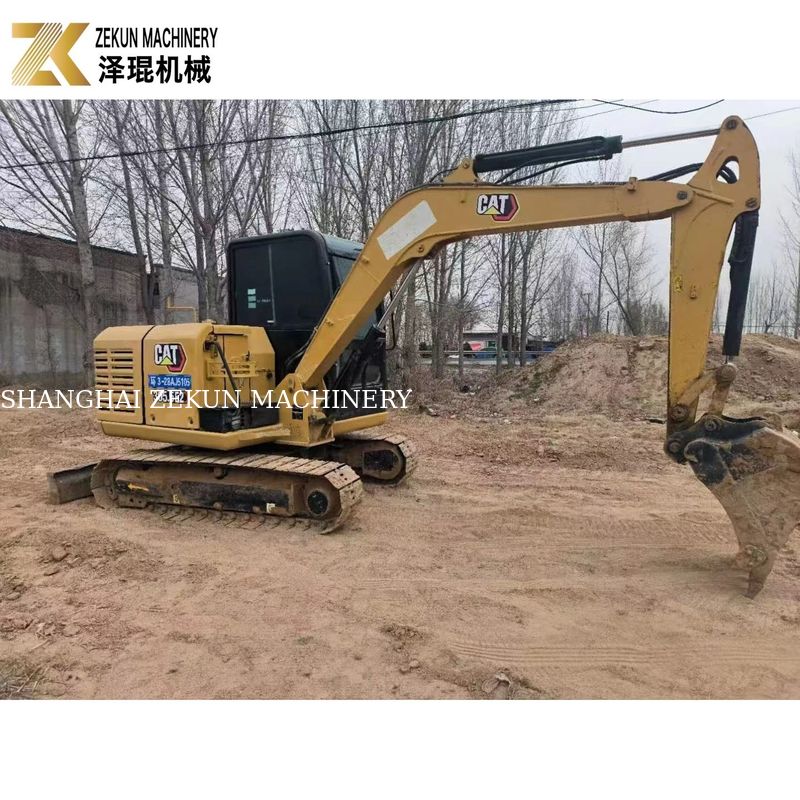 CAT 305.5E2 크롤러 발굴기 5.5 톤 사용 하 고 Caterpillar의 수압 엄지 손가락