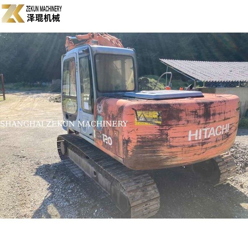 원본 색상 12톤 사용 히타치 EX 120 발굴기 EX120-5 60.5Kw ISUZU 엔진