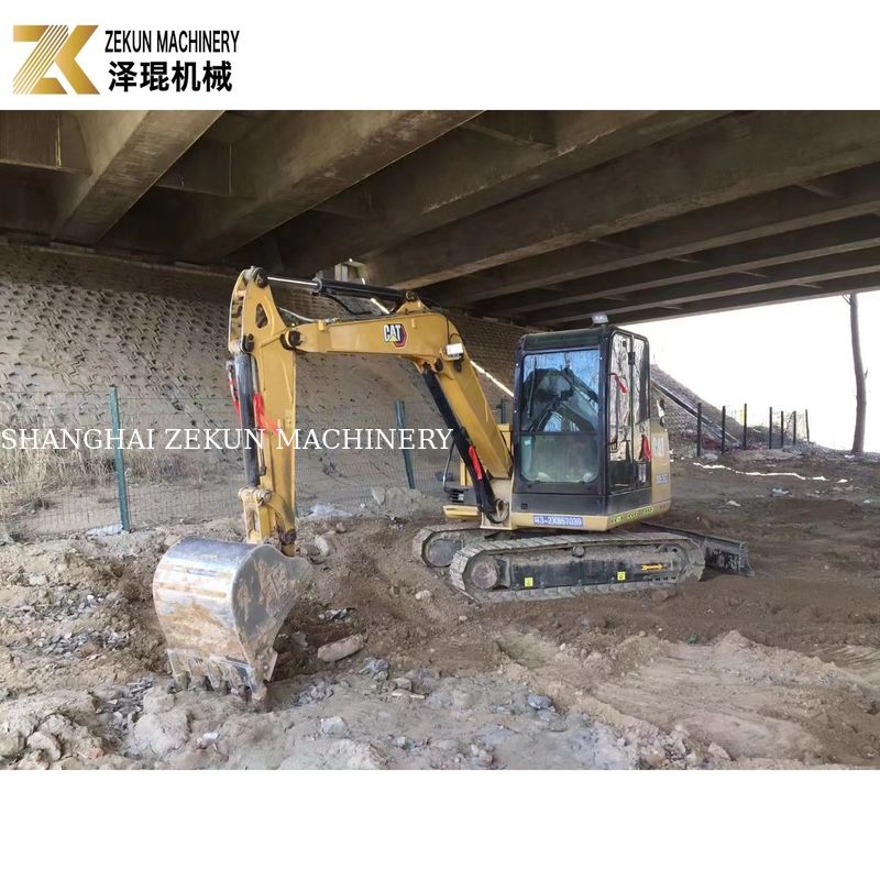 CAT 305.5E 중고용 미니 발굴기 5.5톤 원본 페인트 CAT 엔진