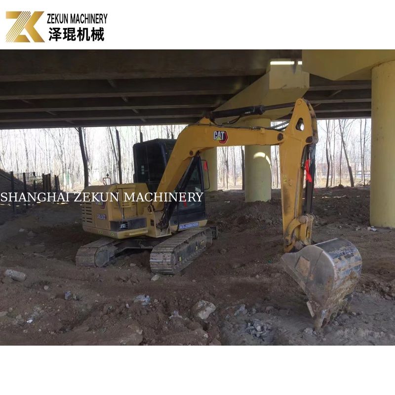 CAT 305.5E 중고용 미니 발굴기 5.5톤 원본 페인트 CAT 엔진