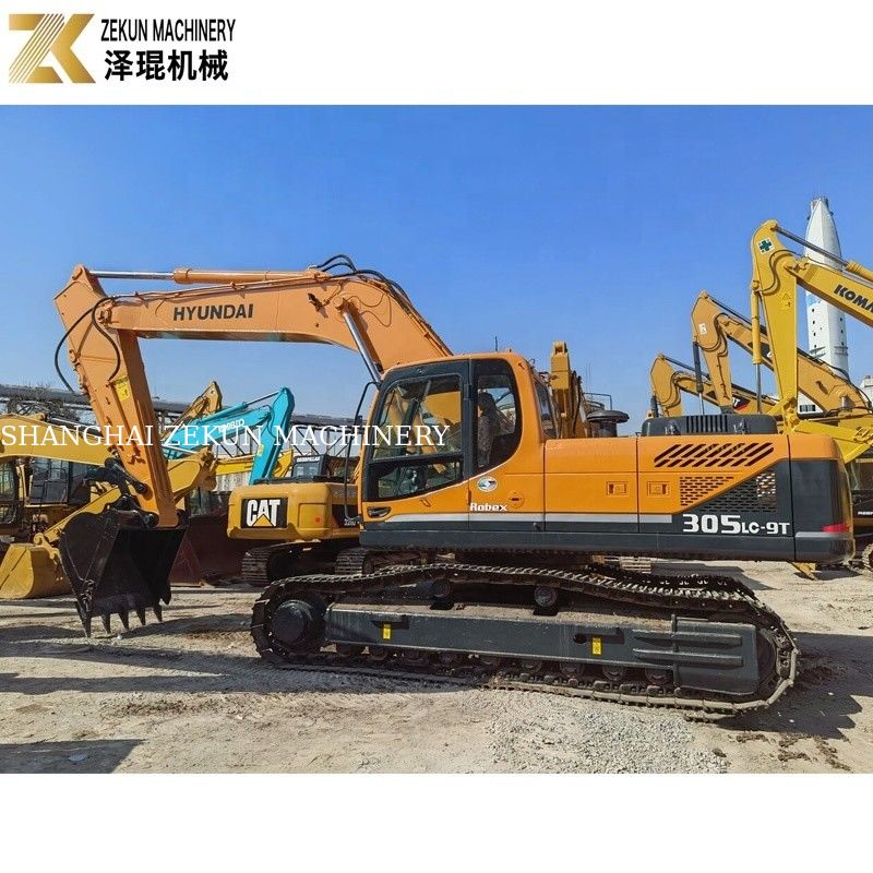 30톤 중고용 현대 305 발굴기 305LC 305LC-9T 한국에서 1.4m3 버킷
