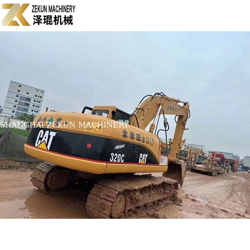 110KW 중장비 사용된 CAT320 발굴기 Caterpillar 320C 작업 시간 4001-6000