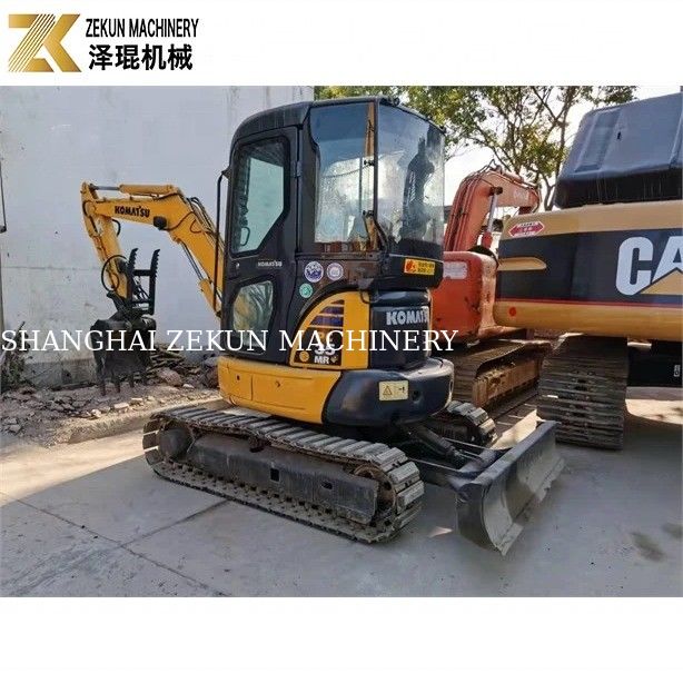 3.5 톤 미니 사용 된 KOMATSU PC35MR-5 수압 발굴 기계와 함께 2016 년