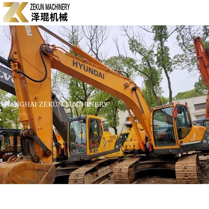 21 톤 사용 된 현대 215 발굴기 R215-9 원본 펌프와 함께 중고 발굴기