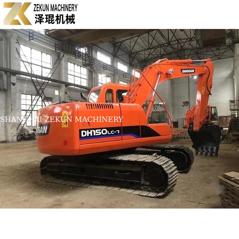 오리지널 디거 15 톤 사용 된 Doosan DH150 Jack Hammer DH150-7 2017