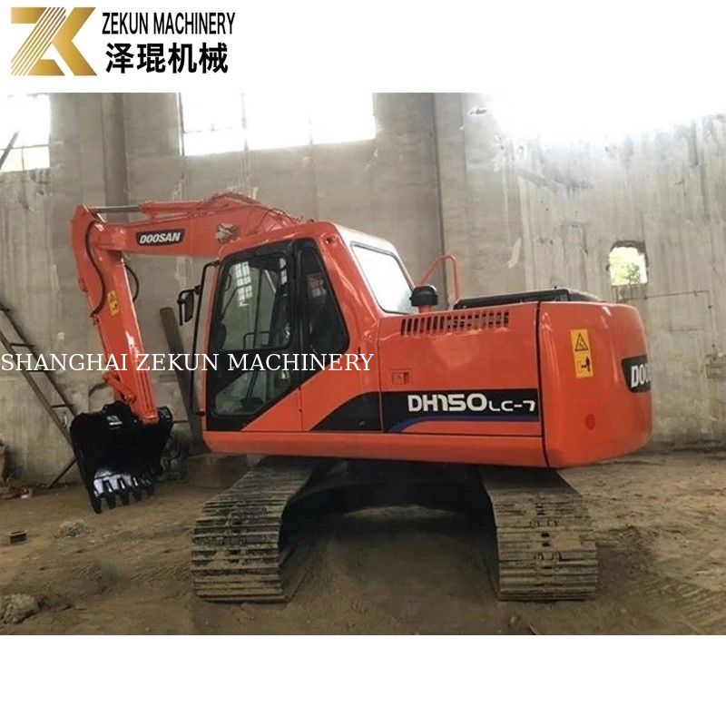 오리지널 디거 15 톤 사용 된 Doosan DH150 Jack Hammer DH150-7 2017