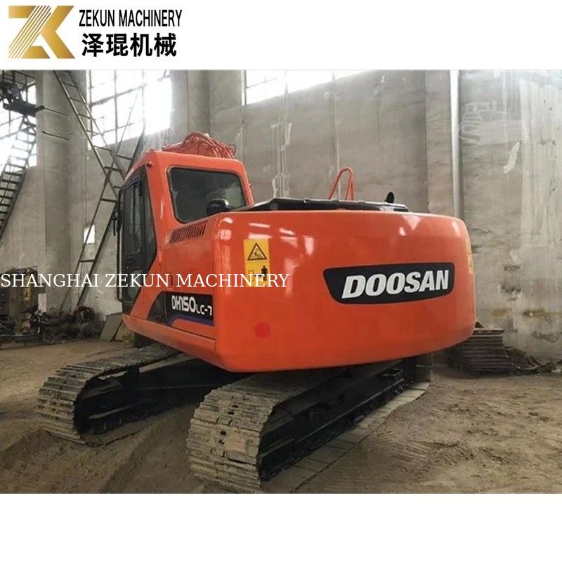 오리지널 디거 15 톤 사용 된 Doosan DH150 Jack Hammer DH150-7 2017