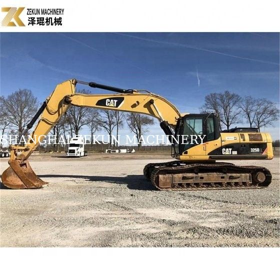 25톤 Caterpillar 325 사용 크롤러 발굴기 140KW 이동형 크롤러 체인