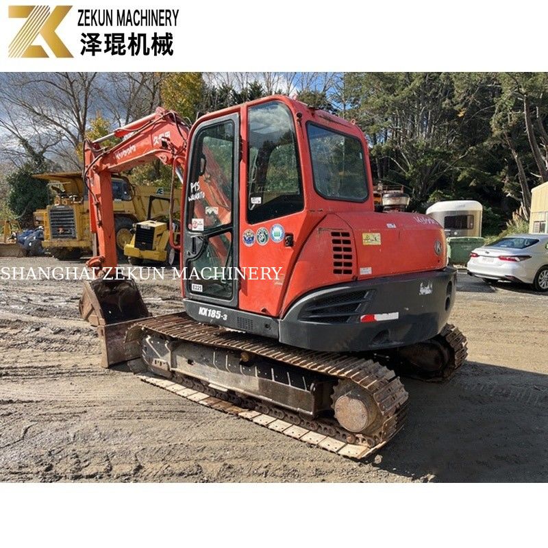 KX185 KX185-3 8 톤 미니 발굴기 쿠보타 185 사용 된 발굴기