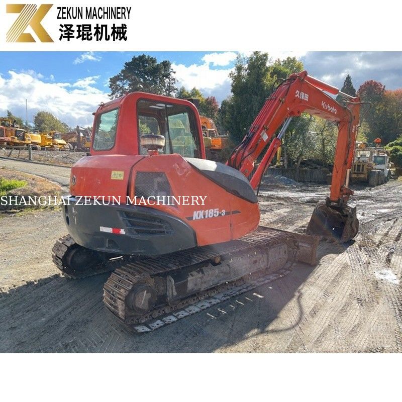 KX185 KX185-3 8 톤 미니 발굴기 쿠보타 185 사용 된 발굴기