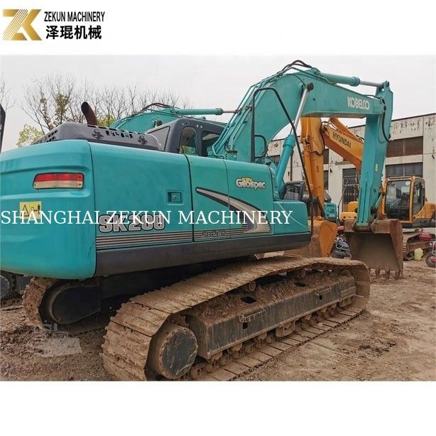 원래 디자인 사용 된 Kobelco SK 200 200-8 파란색 중고 발굴기