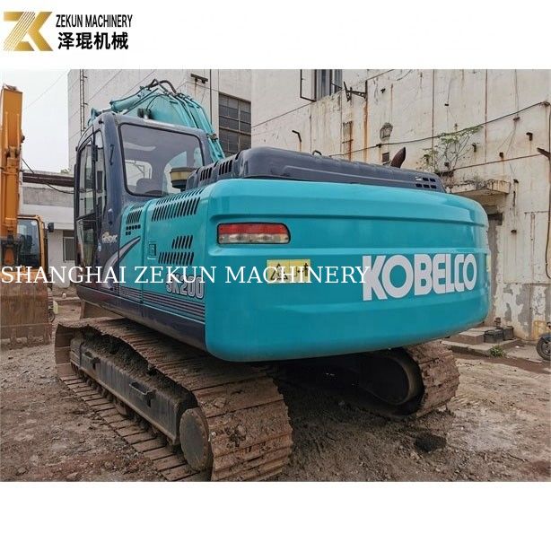 원래 디자인 사용 된 Kobelco SK 200 200-8 파란색 중고 발굴기