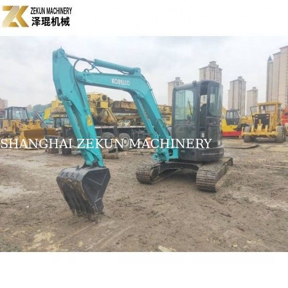 SK55 SK-55 오리지널 엔진 기계와 함께 사용 된 Kobelco Excavator 5.5T