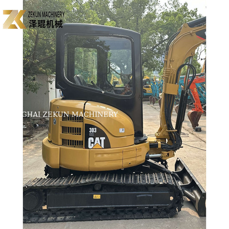 사용 된 Caterpillar Cat 303 미니 트랙 발굴기 0.12M3 버킷 2020 년
