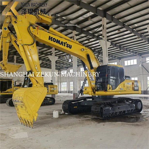 32톤 1.8m3 사용 된 휠 로더 KOMATSU PC 300-7LC HD 6LE LC-8