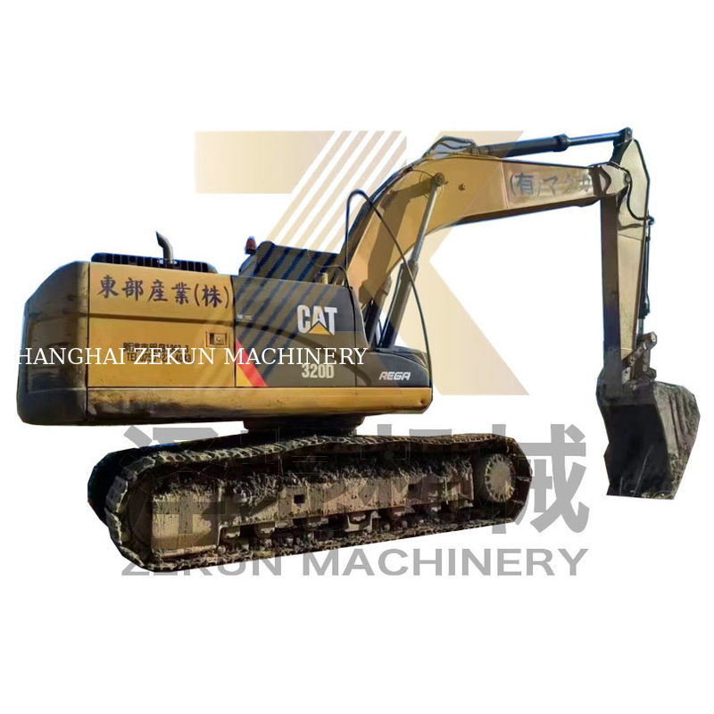 좋은 20 톤 사용 된 CAT 320D 320DL 떠다니는 크롤러 발굴기 1.35m3 버킷