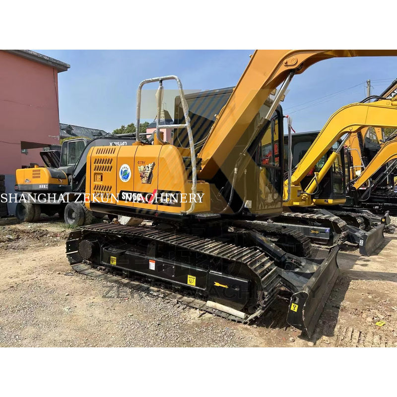 원본 수압 실린더와 ISUZU 엔진을 가진 중고 Sany 75 C 프로 발굴기