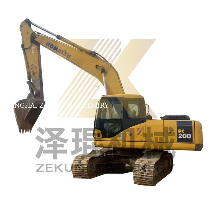 0.8m3 버킷 용량 다른 수압 실린더와 함께 사용 된 코마쓰 PC200-7 발굴기