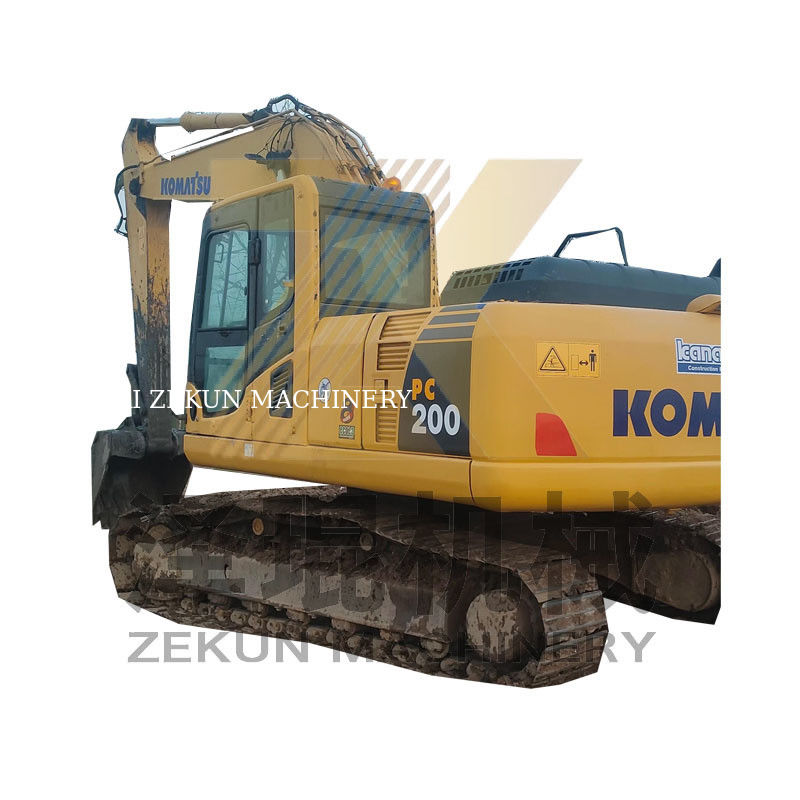 코마쓰 PC200-7 PC200-8N1 크롤러 발굴기 110KW 엔진을 가진 발굴기 상하이