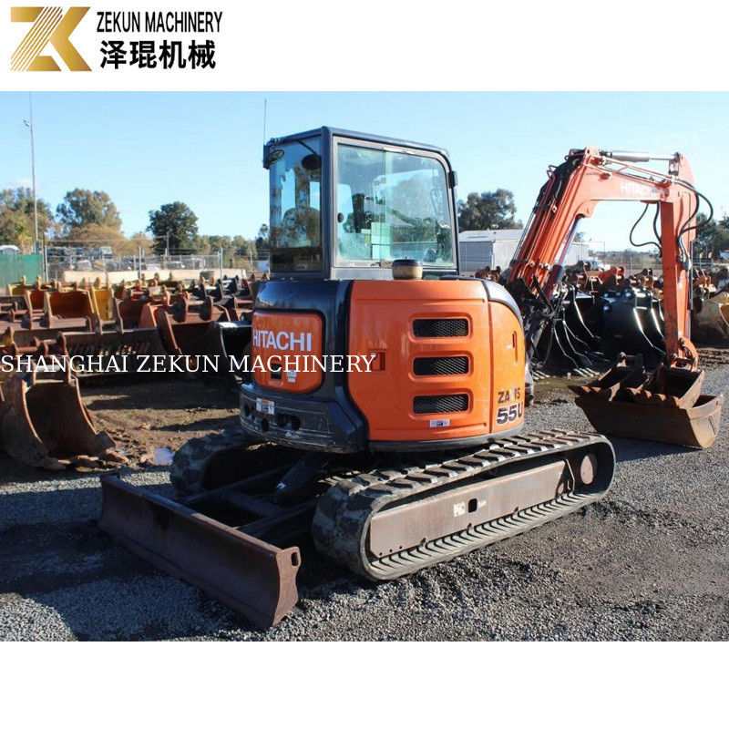 이동형 크롤러형 히타치 ZX55-5A 엑스카버 0.19m3 버킷 용량