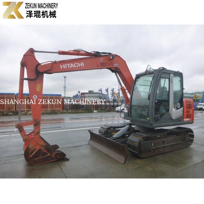 작은 버킷 사용 7 톤 히타치 ZX 70 엄지 ZX70-3와 함께 발굴기 0-2000 작업 시간