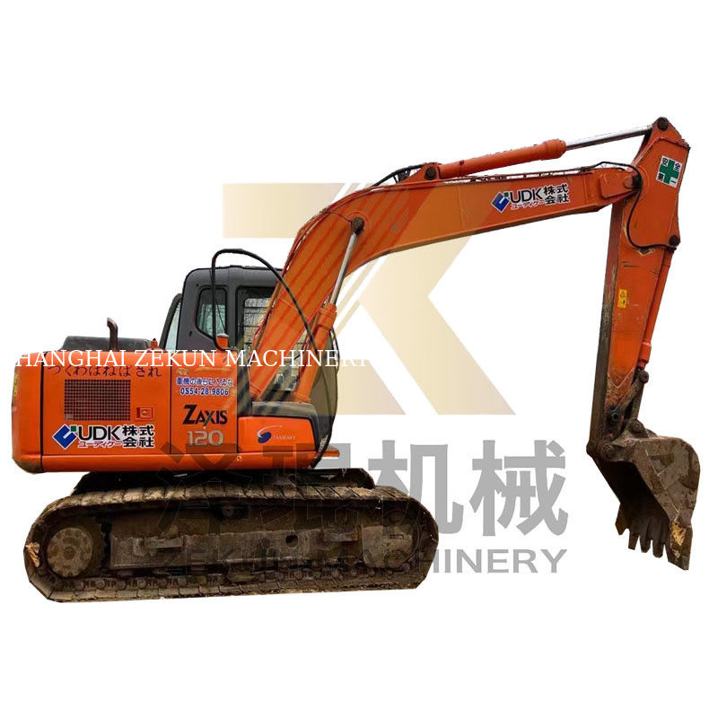 4001-6000 작업 시간 히타치 ZX120-6 ISUZU 엔진의 중고용 미니 발굴기