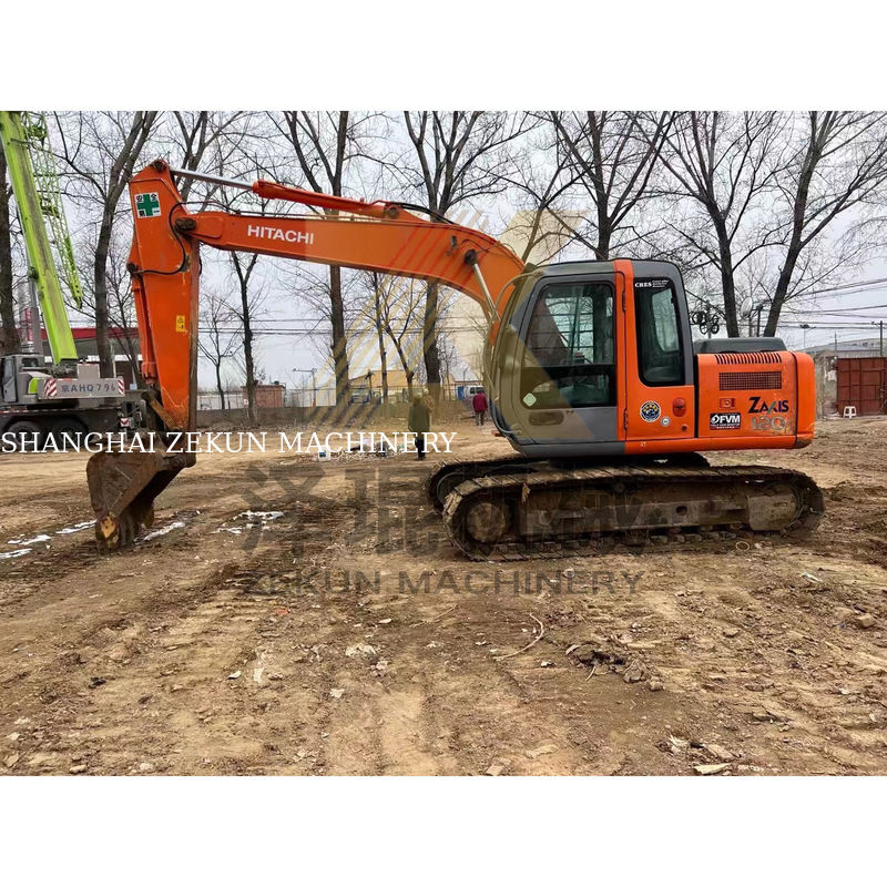 4001-6000 작업 시간 히타치 ZX120-6 ISUZU 엔진의 중고용 미니 발굴기