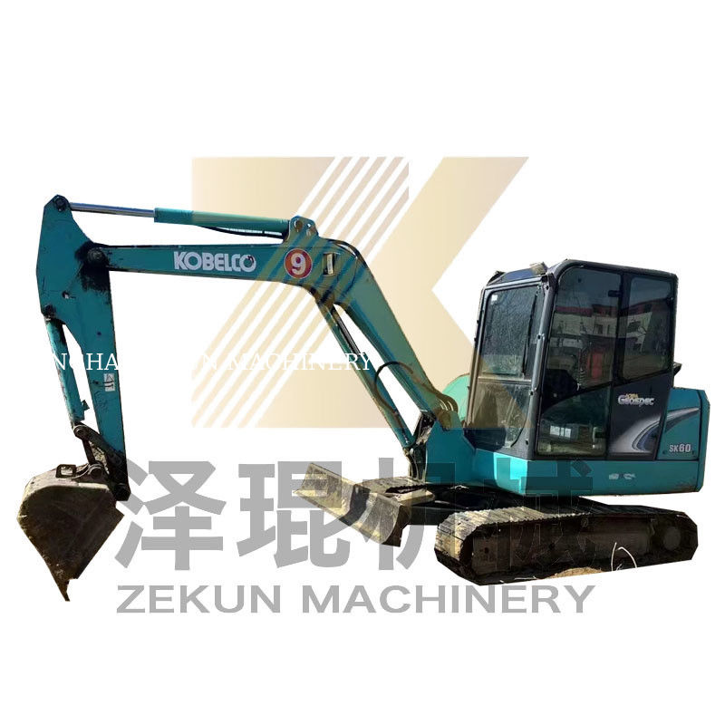 좋은 상태 사용 된 Kobelco SK60-3/5/8/10 미니 발굴기 6톤 35.5KW 전력