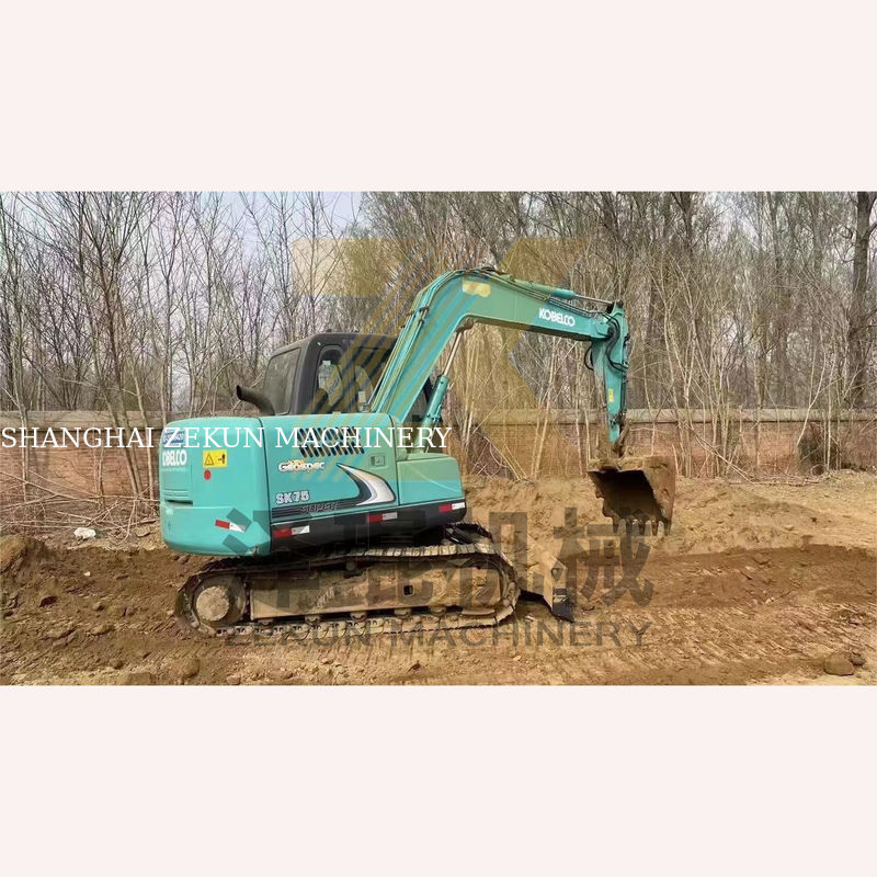 4001-6000 작업 시간 상하이 경매에서 사용 된 Kobelco SK75-8 SR 발굴기
