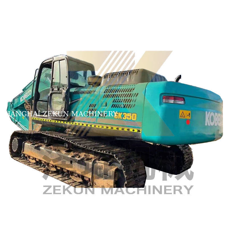 최고 사용 된 Kobelco SK350-8 ZX360-3 HINO 엔진 35000 KG 기계 무게