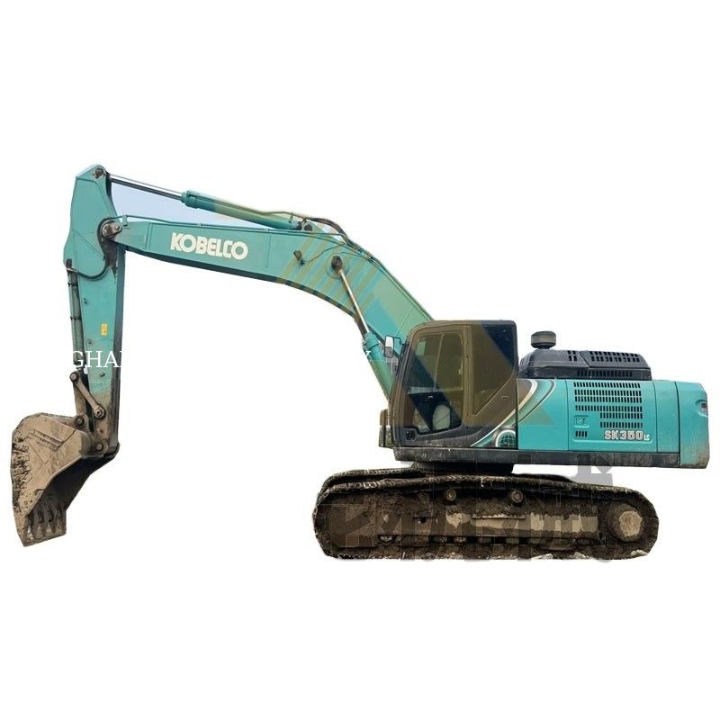 좋은 상태 Kobelco SK350LC 8 Excavator 1.6m3 버킷 용량 및 HINO 엔진