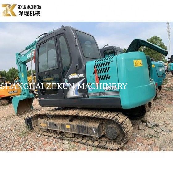 7 톤 미니 발굴기 Kobelco SK 75 SR UR ISUZU 엔진과 오리지널 수압 펌프