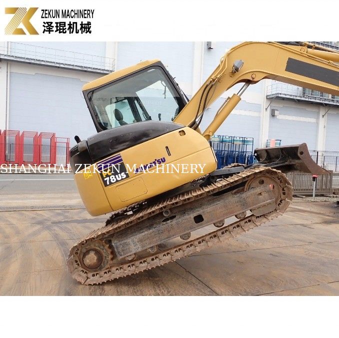 7 톤 일본 미니 사용 코마쓰 PC78US 발굴기 PC78 미국 년 기계 무게 7630 KG