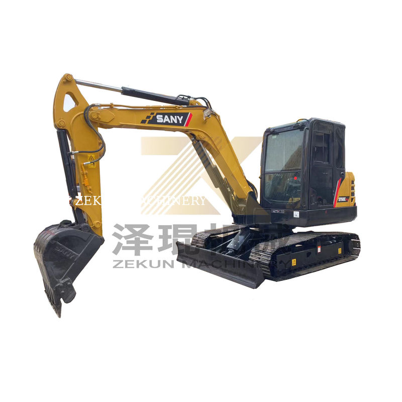 Sany SY60C 프로 발굴기 0-2000 작업 시간 36KW 건설 프로젝트에 적합합니다