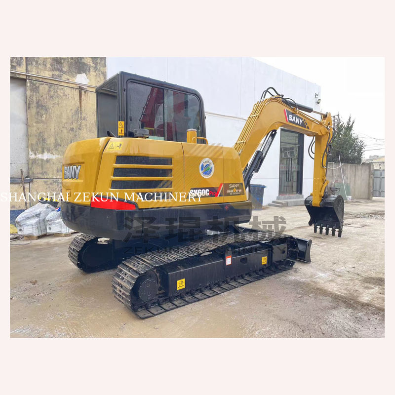 Sany SY60C 프로 발굴기 0-2000 작업 시간 36KW 건설 프로젝트에 적합합니다
