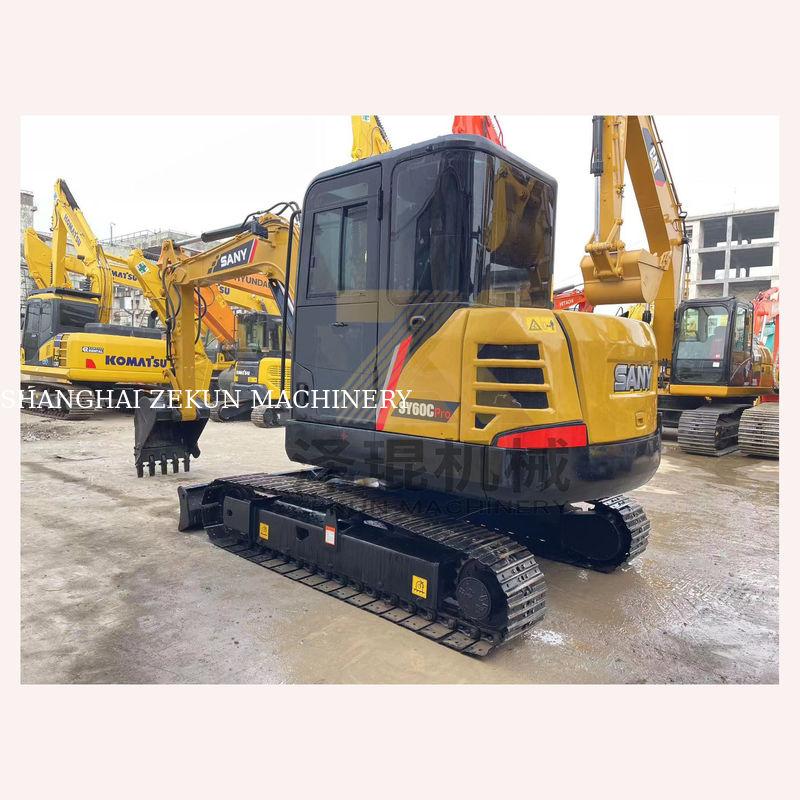 Sany SY60C 프로 발굴기 0-2000 작업 시간 36KW 건설 프로젝트에 적합합니다