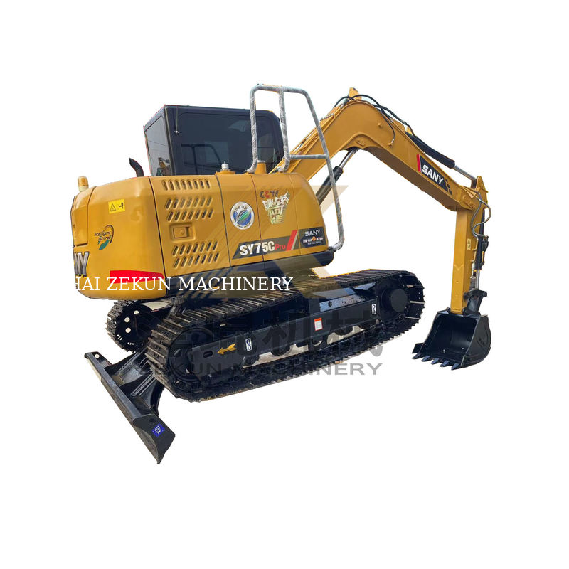 7500kg Sany SY75C 프로 발굴기 힘과 효율의 완벽한 조합