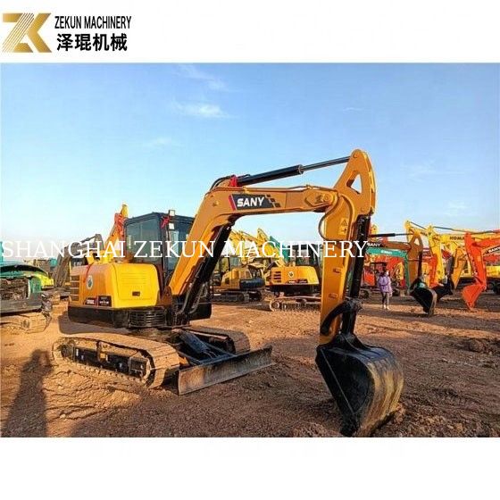 사용 된 6 톤 Sany SY60C PRO 발굴기 Sany 엔진과 낮은 시간