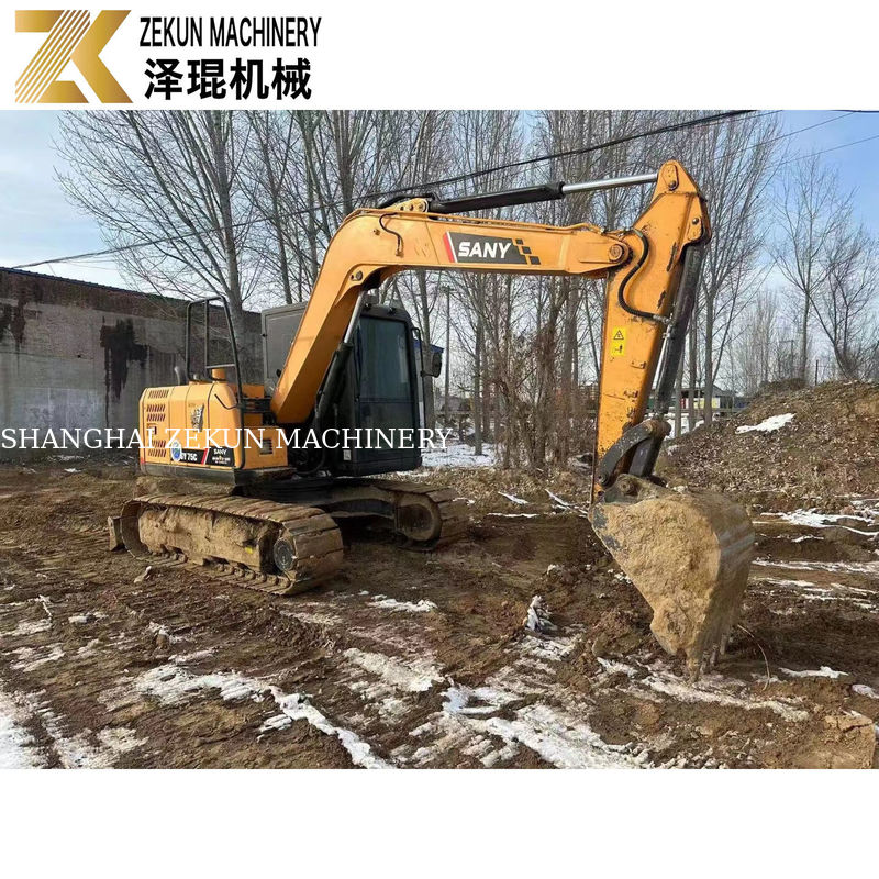 사용 된 SANY 75C 발굴기 40.9kw 전력 및 낮은 시간 판매