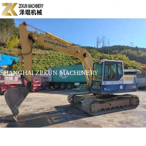 작은 수압 발굴기 12800kg 무게 코마쓰 PC 120-5 좋은 상태