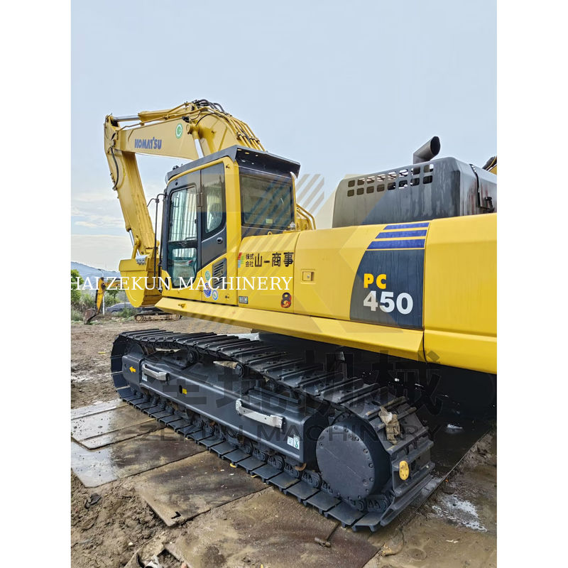 사용 된 코마쓰 PC450-8 크롤러 발굴기 45 톤 3000-4000 작업 시간