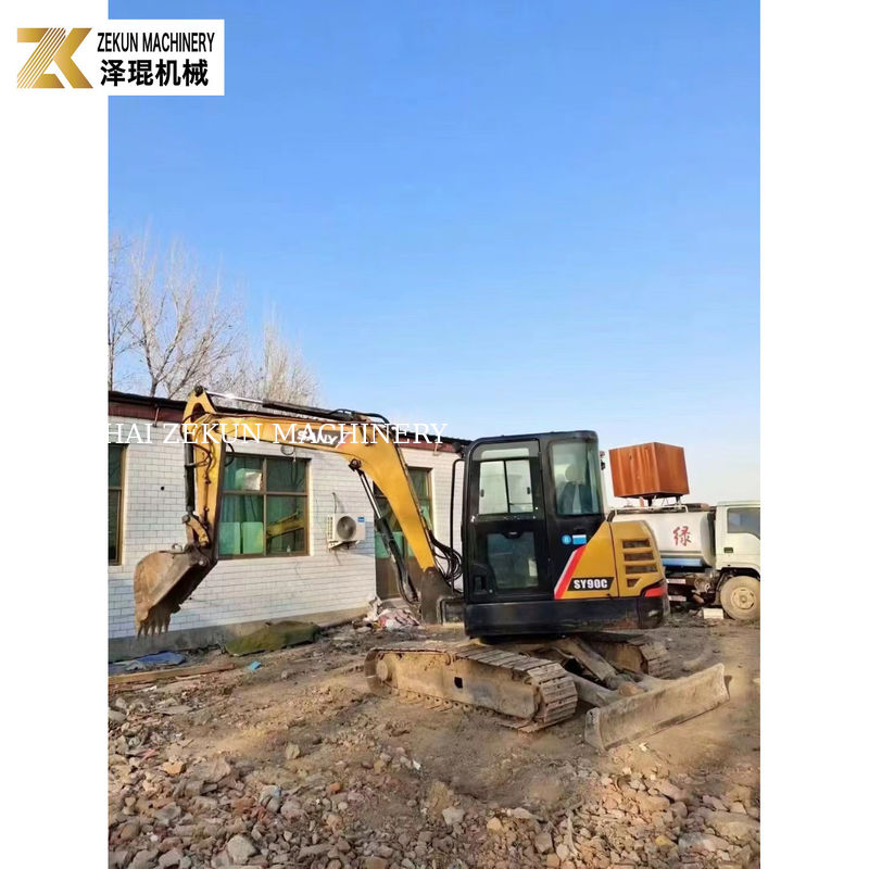 60.7KW 사용된 Sany 90C 프로 발굴기, 2001-4000 시간 좋은 상태