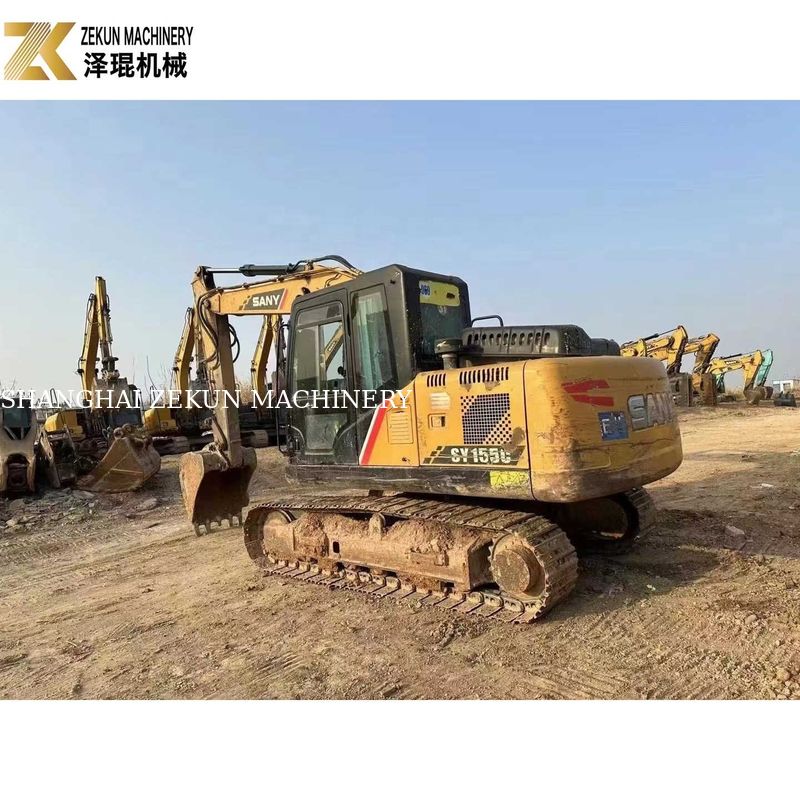 수압 실린더 다른 13톤 사용된 Sany 크롤러 발굴기 SY135C-8 SY135C-9