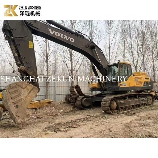 원색 광산 장비 48톤 사용 된 볼보 EC480 크롤러 발굴기 EC480D