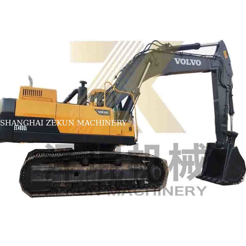 사용 된 VOLVO EC480DL 발굴기 270KW 전력 및 1.77 3.8 m3 버킷 용량