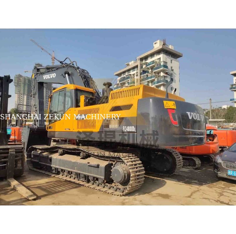 사용 된 VOLVO EC480DL 발굴기 270KW 전력 및 1.77 3.8 m3 버킷 용량