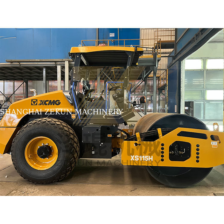 11톤 XCMG XS115H 도로 롤러 인도 IV 단계 도로 건설 장비