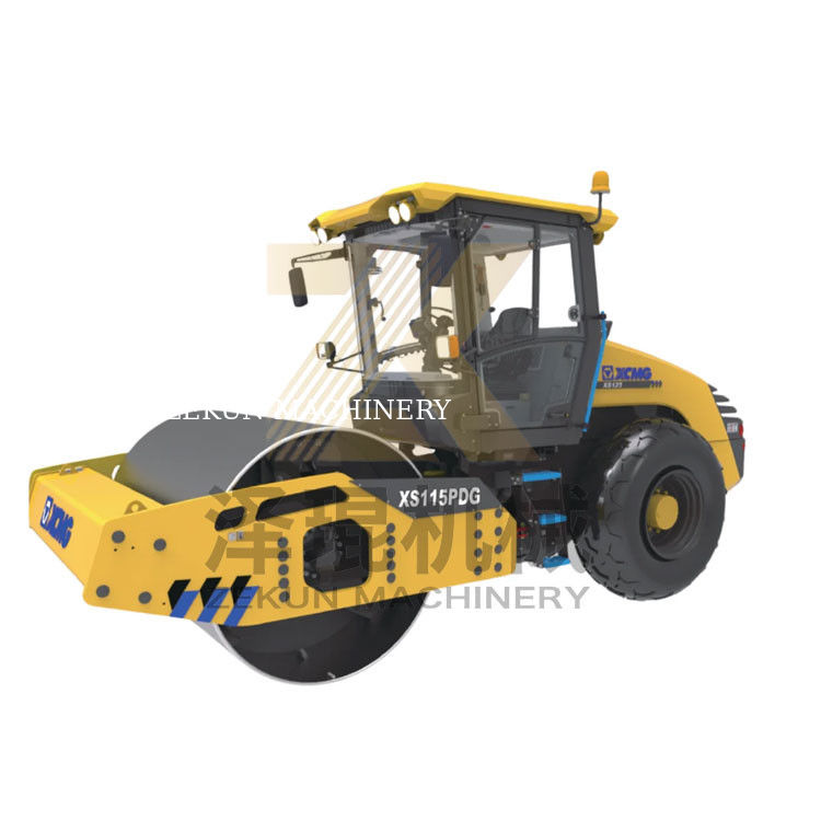 13톤 XCMG XS115PDG 드럼 롤러 EU 스테이지 V 장비