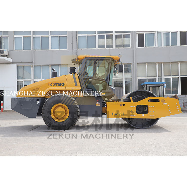 26T XCMG XS265S 수압 단일 드럼 롤러